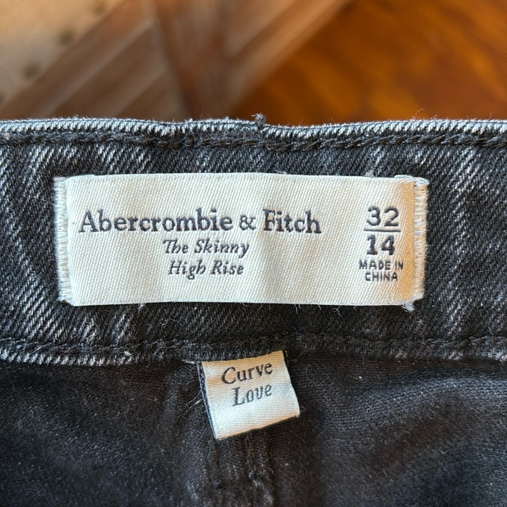 Abercrombie Black Flare Jeans